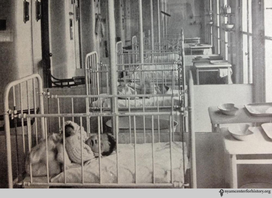 Orfanato Hebrew Infant Asylum en Nueva York, foto de 1914