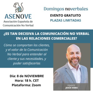 Webinar: Comunicación No Verbal en las Ventas