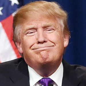 Las expresiones faciales de Donald Trump